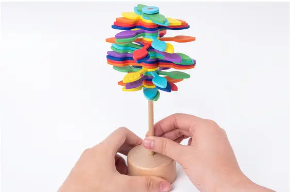 Solid Wooden Rotating Lollipop Fischer Series Creative Ornaments Decompression Toys Decompression Artifact Gyro beldemo5-toys2