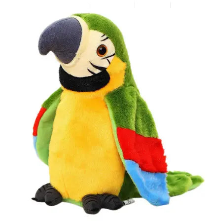 Electric Talking Parrot Plush Toy Cute Speaking Record Repeats beldemo5-toys2