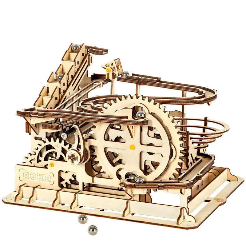 Wooden toy 3D hand-inserted puzzle gift mechanical transmission model beldemo5-toys2