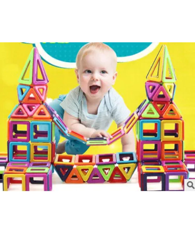 Magnetic piece building blocks change pulling magnetic piece children early education educational toy set magnetic piece beldemo5-toys2