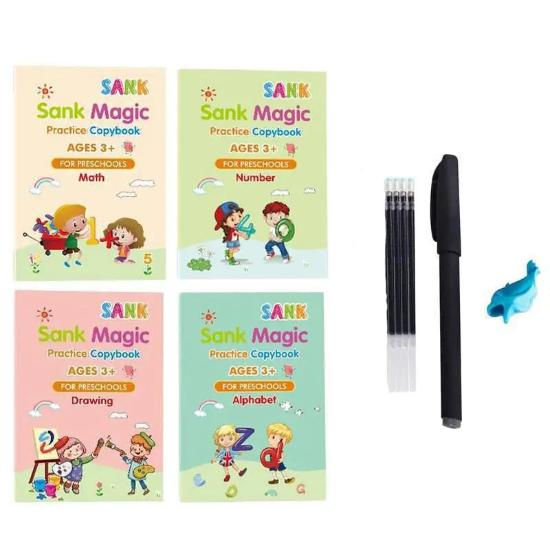 Sank Magic Practice Copybook no erase children's poster in English grooved poster beldemo5-toys2