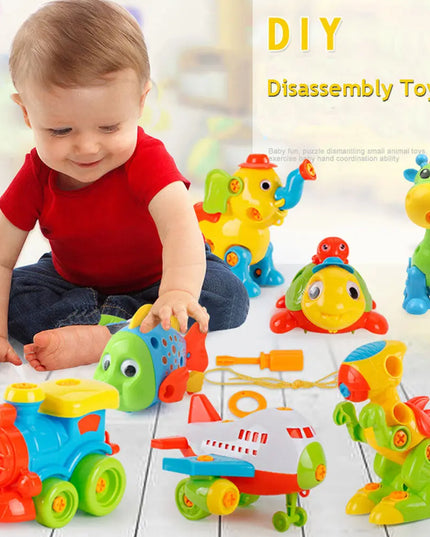 Disassembly Assembly Blocks Toys DIY Motorcycle Car Modeling Building Construction Nuts Toys For Children Gifts beldemo5-toys2