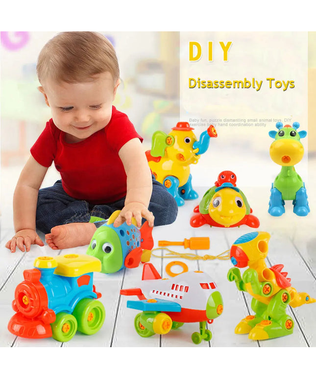 Disassembly Assembly Blocks Toys DIY Motorcycle Car Modeling Building Construction Nuts Toys For Children Gifts beldemo5-toys2