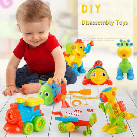 Disassembly Assembly Blocks Toys DIY Motorcycle Car Modeling Building Construction Nuts Toys For Children Gifts beldemo5-toys2