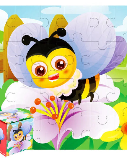 Cartoon Pictures 24 Pieces Of Wooden Jigsaw Puzzle beldemo5-toys2