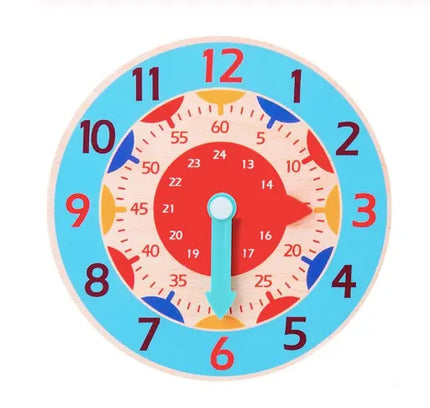 Children Montessori Wooden Clock Toy beldemo5-toys2