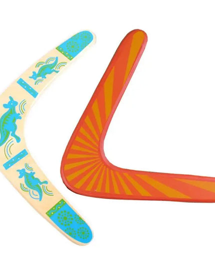 Wooden curved ruler V-shaped boomerang toy beldemo5-toys2