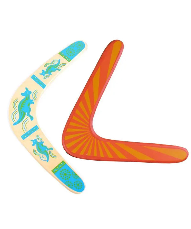 Wooden curved ruler V-shaped boomerang toy beldemo5-toys2