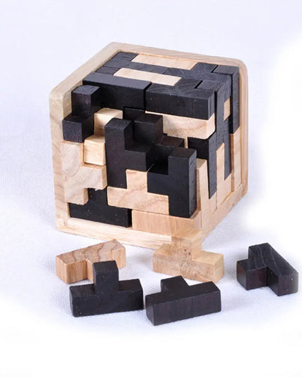 Creative 3D Puzzle Luban Interlocking Wooden Toy Early Educational Toys Puzzles beldemo5-toys2