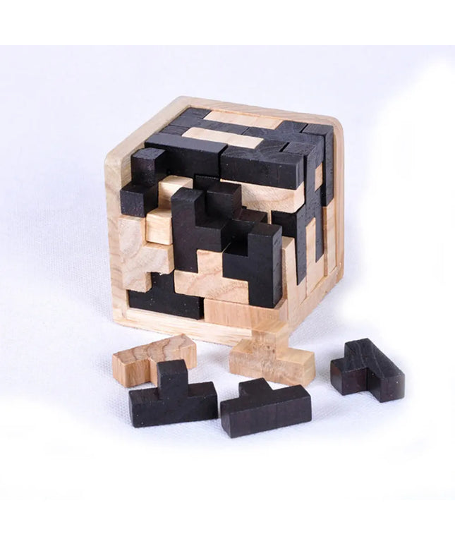 Creative 3D Puzzle Luban Interlocking Wooden Toy Early Educational Toys Puzzles beldemo5-toys2