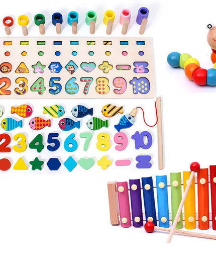 Children 3D Alphabet Number Puzzle Baby Colorful Geometric Digital Letter Educational Toy beldemo5-toys2