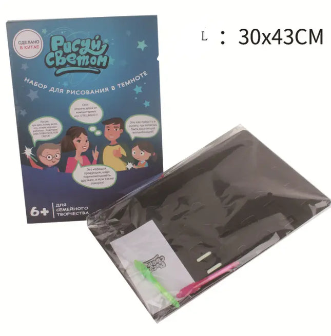 Educational Toy Drawing Pad 3D Magic 8 Light Effects Puzzle Board Sketchpad beldemo5-toys2