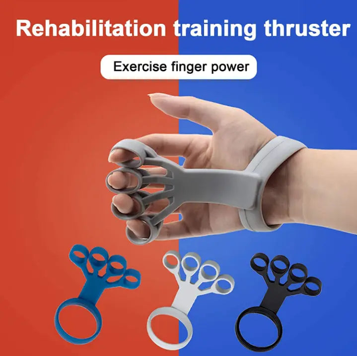 Silicone Grip Device Finger Exercise Stretcher Arthritis Hand Grip Trainer Strengthen Rehabilitation Training To Relieve Pain beldemo5-toys2