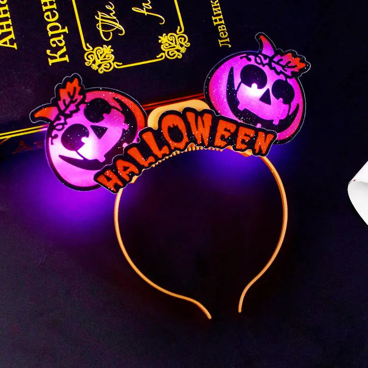 Halloween props gift glowing ring pumpkin lantern beldemo5-toys2