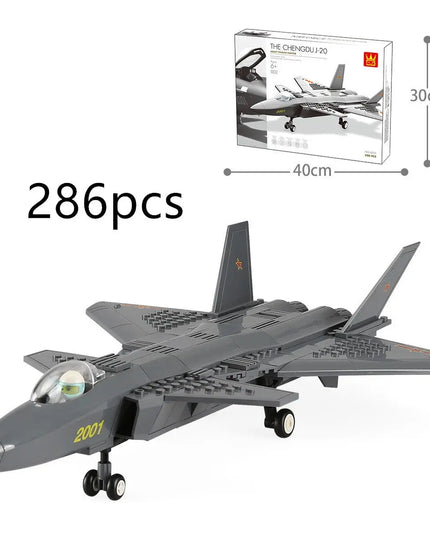 Airplane model inserting building blocks beldemo5-toys2