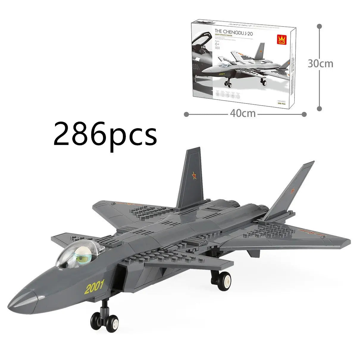 Airplane model inserting building blocks beldemo5-toys2