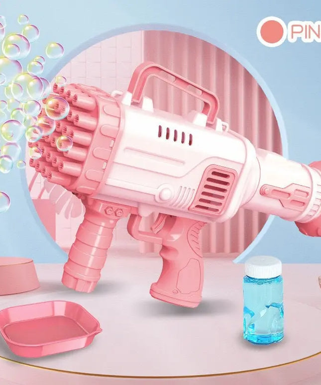 32 Holes Bazooka Bubble Machine Electric Children's Toy Gatling Bubble Gun Automatic Porous beldemo5-toys2