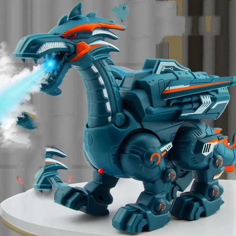 Electric Spray Mechanical Dinosaur Toy Model Multifunctional Sound And Light Toy beldemo5-toys2