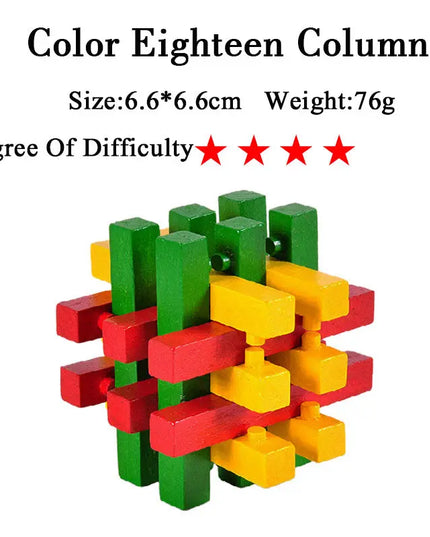 Kongming lock bamboo educational toy beldemo5-toys2