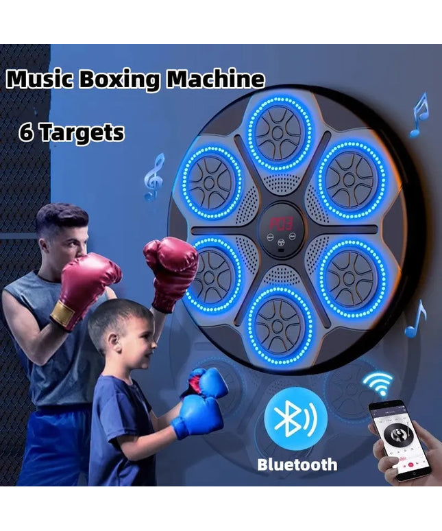 Music Boxing Machine Household With RGB Light Bluetooth Adults Mode Speed Adjustable For Indoor Kickboxing Karate Fitness Home beldemo5-toys2