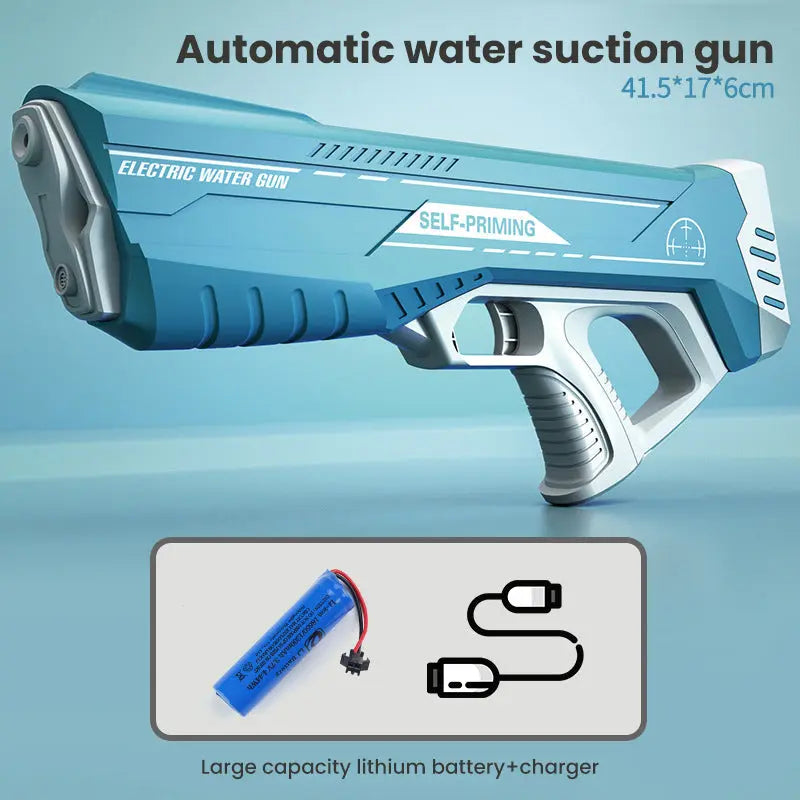 Space Water Gun Electric Automatic Water Absorption Water Fights Toy Outdoor Beach Swimming Pool Bath Toys For Children Kid Gift beldemo5-toys2