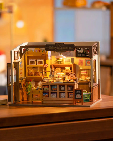 Rolife Becka's Baking House DIY Miniature House For Kids 3D Wooden Toys DG161 beldemo5-toys2