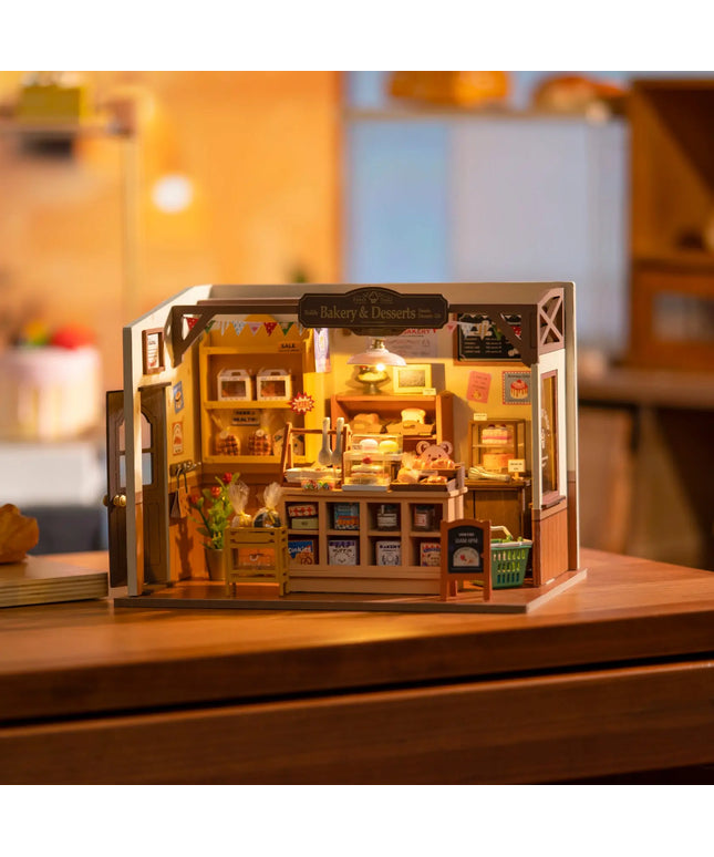Rolife Becka's Baking House DIY Miniature House For Kids 3D Wooden Toys DG161 beldemo5-toys2