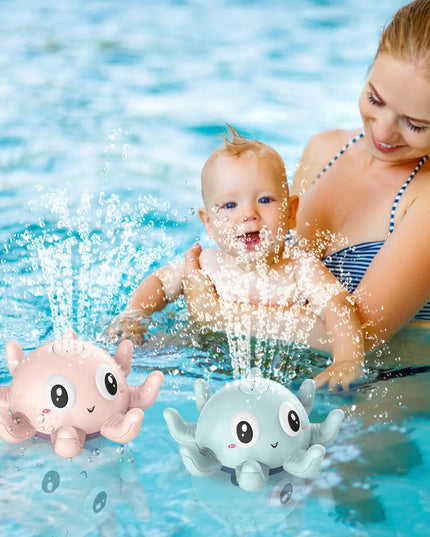 Children's Automatic Water Spray Bath Toys Bath Fun Toys With Flashing Water Spray Toy Baby Swimming Shower With Toys New beldemo5-toys2