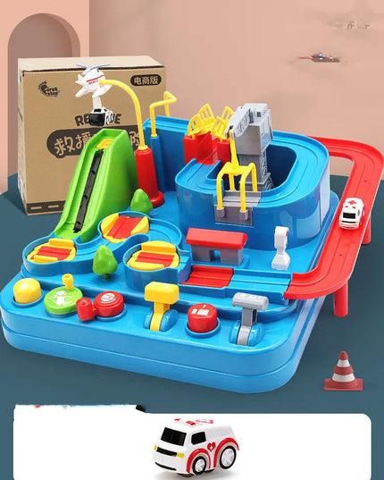 Car Adventure Adventure Toys Children Toy Girls Car Park 3 Train 4 Car Track Kids Toy beldemo5-toys2