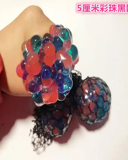 Vent Decompression Colorful Beads Grape Ball Hand Pinch Vent Ball beldemo5-toys2