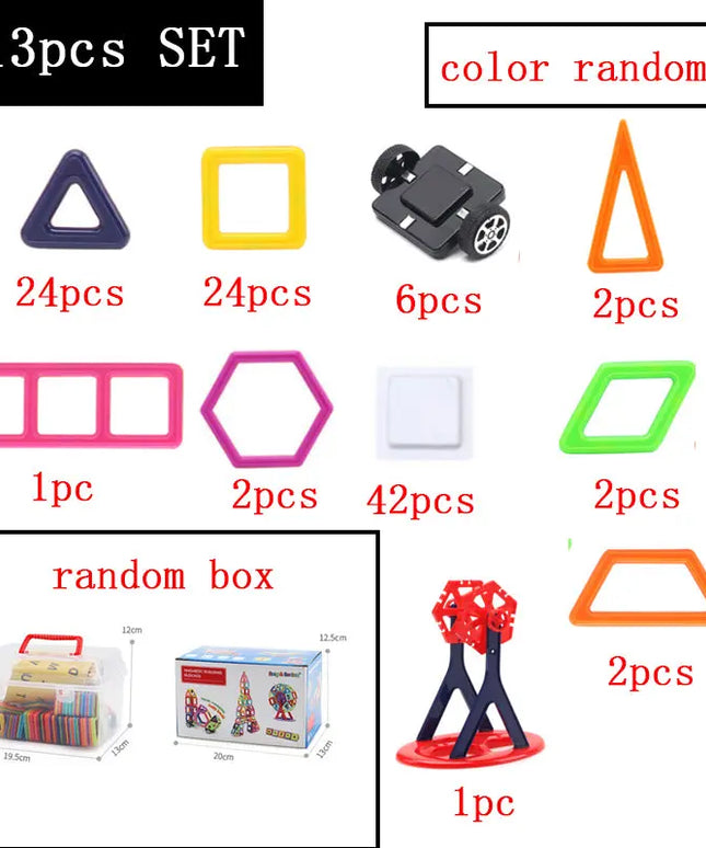 Magnetic piece building blocks change pulling magnetic piece children early education educational toy set magnetic piece beldemo5-toys2