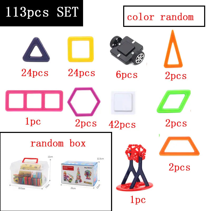 Magnetic piece building blocks change pulling magnetic piece children early education educational toy set magnetic piece beldemo5-toys2