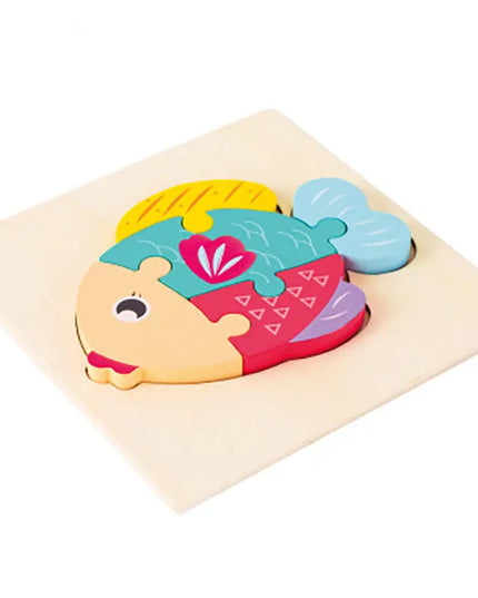 Cartoon three dimensional animal puzzle beldemo5-toys2