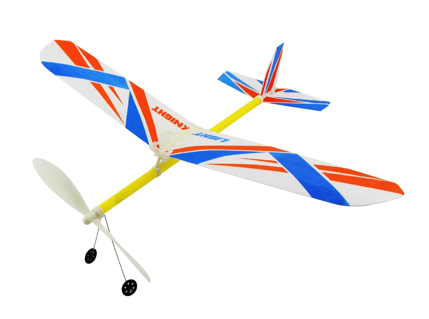 Double - wing rubber - powered aircraft beldemo5-toys2