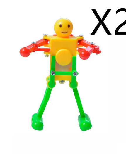 Clockwork Dancing Robot Clockwork Gymnastics Creative Small Toys Novelty Toys Christmas Goods Gift For Kids Fidget Toys beldemo5-toys2