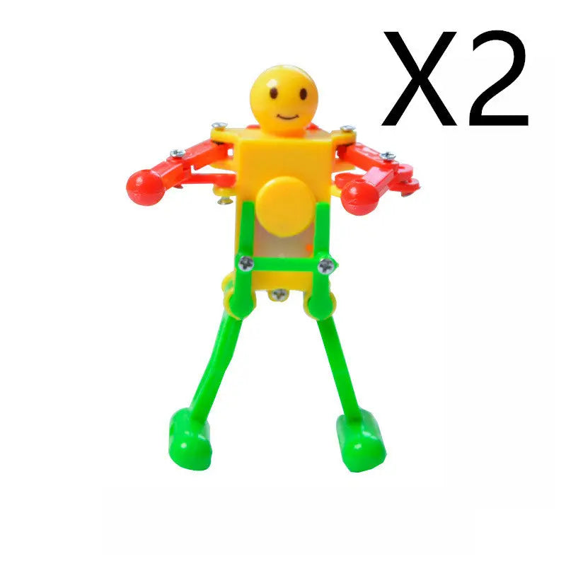 Clockwork Dancing Robot Clockwork Gymnastics Creative Small Toys Novelty Toys Christmas Goods Gift For Kids Fidget Toys beldemo5-toys2