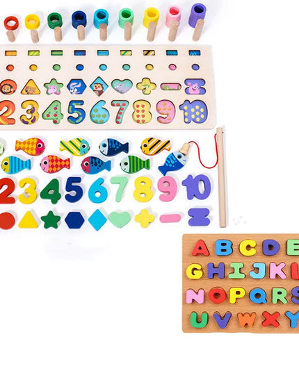 Children 3D Alphabet Number Puzzle Baby Colorful Geometric Digital Letter Educational Toy beldemo5-toys2