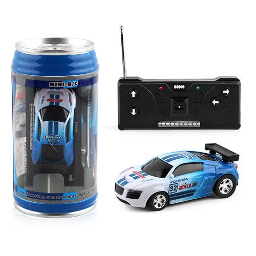 Coke Can Mini RC Car Radio Remote Control Micro Racing Car 4 Frequencies beldemo5-toys2