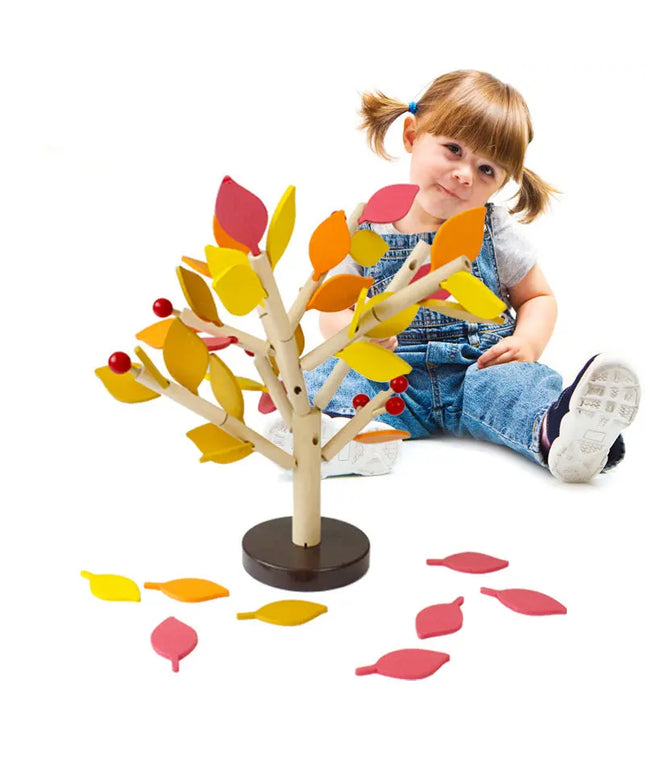 Building Block Leaf Tree Children's DIY Handmade Three-dimensional Intelligence Toys beldemo5-toys2