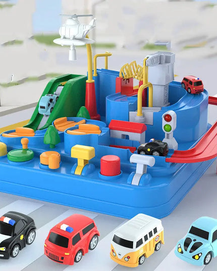 Cars Pass Through Big Adventure Parking Lot Rail Car Toy Car Track Kids Toy beldemo5-toys2