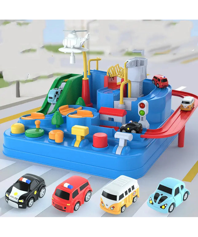 Cars Pass Through Big Adventure Parking Lot Rail Car Toy Car Track Kids Toy beldemo5-toys2