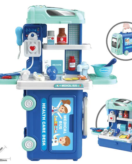 Kids Kitchen Cutlery Set Tools Bus Suitcase Toys beldemo5-toys2