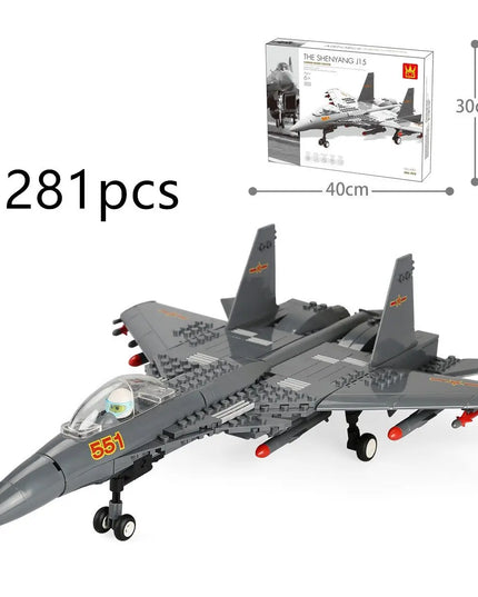 Airplane model inserting building blocks beldemo5-toys2