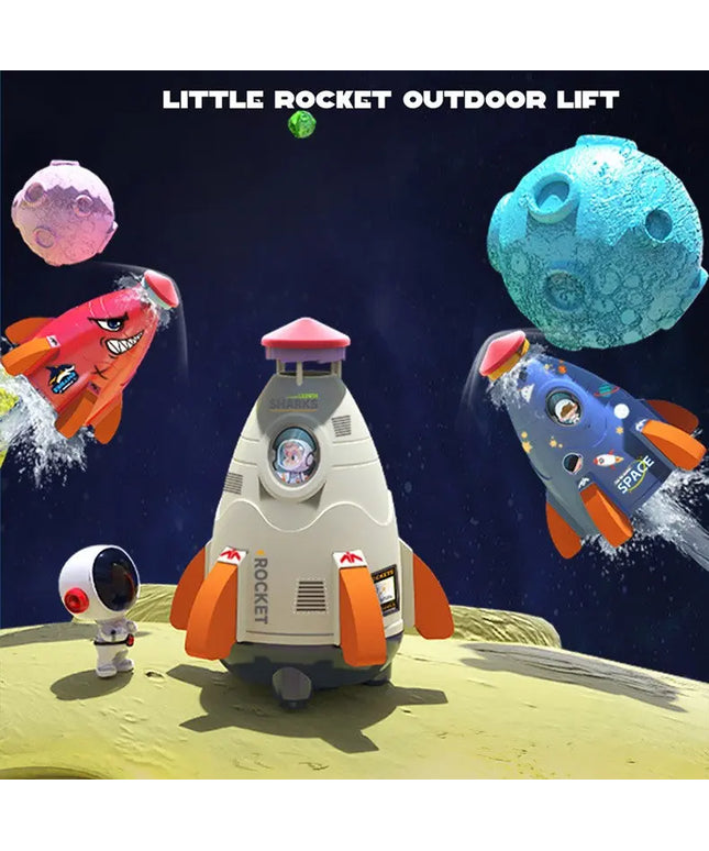 Kids Space Rocket Sprinkler Spinner beldemo5-toys2