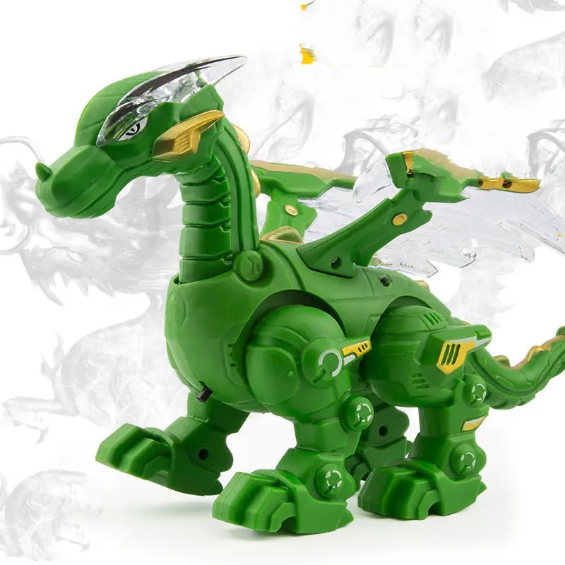 Electric Spray Mechanical Dinosaur Toy Model Multifunctional Sound And Light Toy beldemo5-toys2