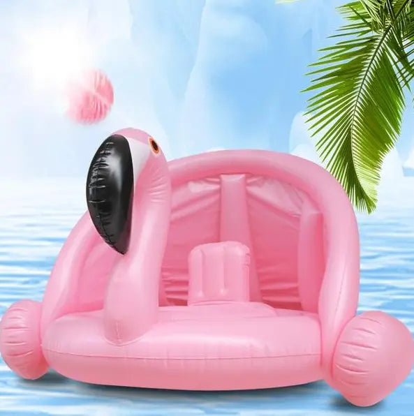 Flamingo Baby Pool Float beldemo5-toys2