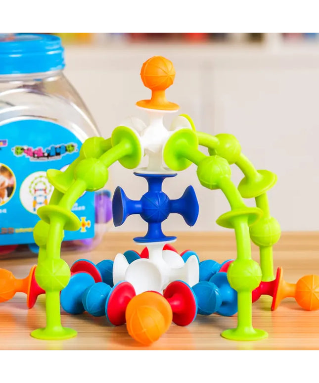 Educational Toy DIY Puzzle Tower Soft Building Blocks beldemo5-toys2