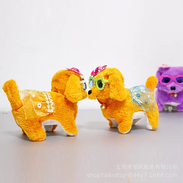 Electronic robot dog simulation teddy walking rope puppy beldemo5-toys2