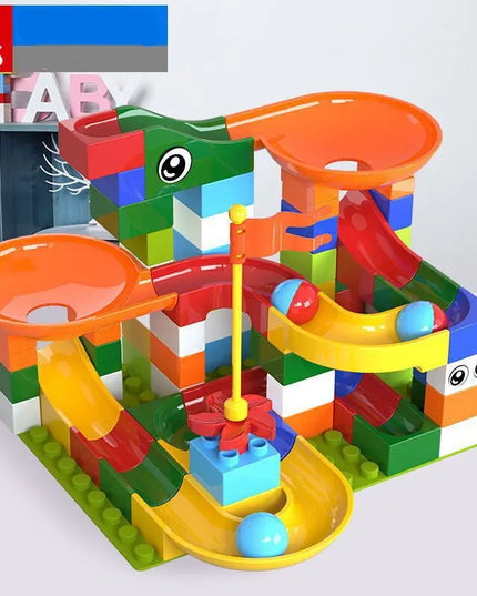 Children's Slide Blocks Are Compatible With Plastic Assembly beldemo5-toys2