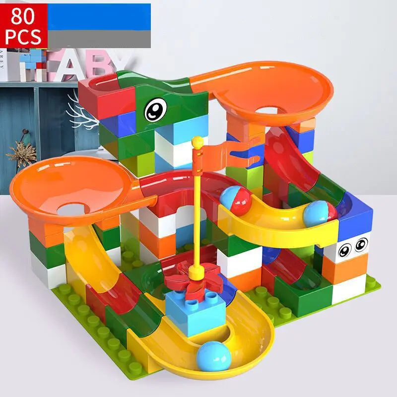 Children's Slide Blocks Are Compatible With Plastic Assembly beldemo5-toys2